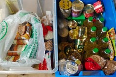 Социальная служба храма Рождества Христова передала помощь в региональный социальный центр фонда "Покров" г. Козельска