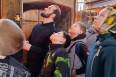 В храме Рождества Христова в Черневе прошел открытый урок церковнославянского языка в рамках Дня православной книги