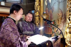Епископ Раменский Алексий возглавил Всенощное бдение в храме Рождества Христова в Черневе 21 марта 2026