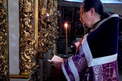 Епископ Раменский Алексий возглавил Всенощное бдение в храме Рождества Христова в Черневе 21 марта 2026
