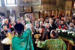 Неделя 6-я Великого поста: праздник Входа Господня в Иерусалим (Вербное воскресенье) - Храм Рождества Христова в Черневе. Южное Бутово, г. Москва