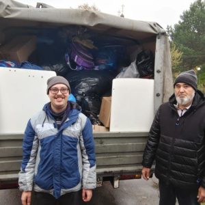 Социальная служба храма Рождества Христова передала помощь в региональный социальный центр фонда "Покров" г. Козельска