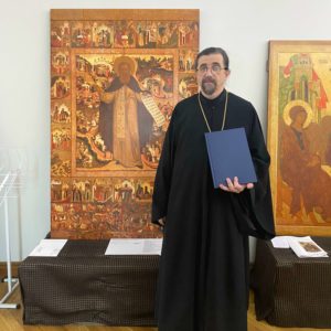 прот. Николай Улович защитил свой научный труд - магистерскую диссертацию на тему «Жизнь и мученический подвиг сщмч. Димитрия (Добросердова), архиепископа Можайского»