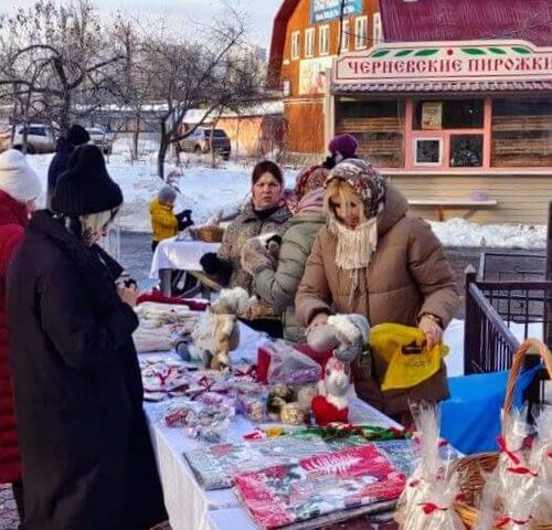 Благотворительная ярмарка в храме Рождества Христова в Чернёве