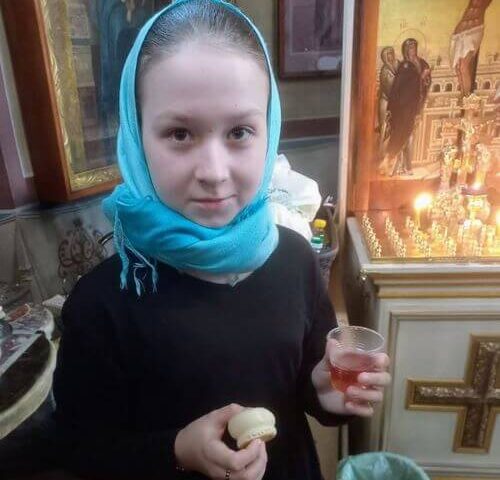 Учащиеся Воскресной школы приняли участие в утреннем Богослужении