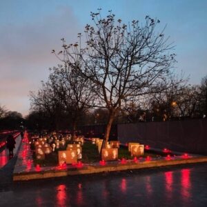 В День памяти жертв политических репрессий на Бутовском полигоне прошла акция «Голос памяти»