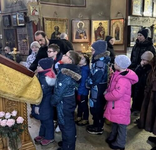 В Воскресной школе прошел открытый урок в храме