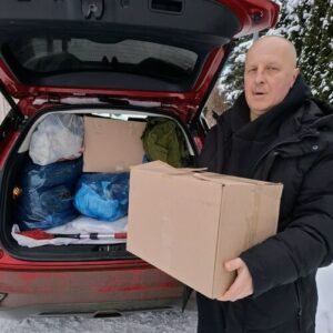 Социальная служба храма передала гуманитарную помощь воинам 3-го января 2026 года