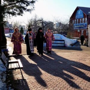 Епископ Раменский Алексий возглавил Всенощное бдение в храме Рождества Христова в Черневе