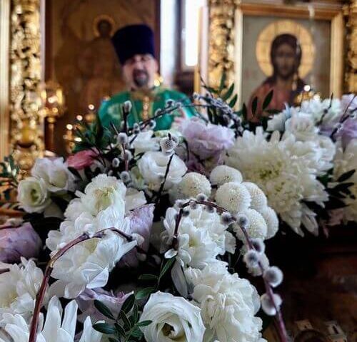 Неделя 6-я Великого поста: праздник Входа Господня в Иерусалим (Вербное воскресенье) - Храм Рождества Христова в Черневе. Южное Бутово, г. Москва