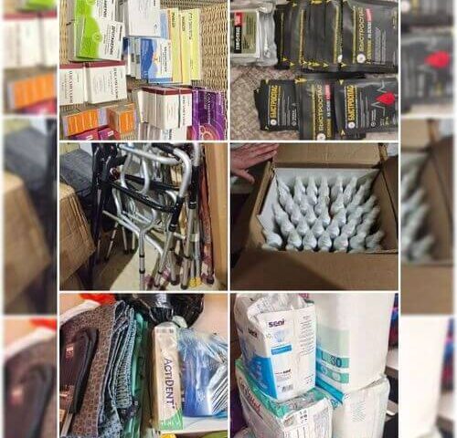 Социальная служба храма Рождества Христова в Черневе передала 300 кг помощи в военные госпитали в июле.