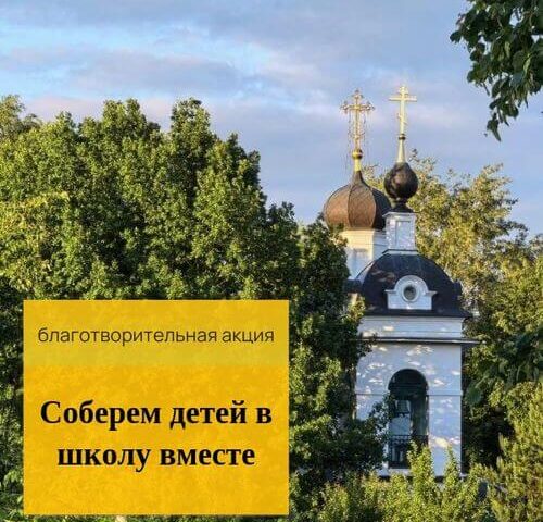 Акция «Соберем детей в школу вместе»